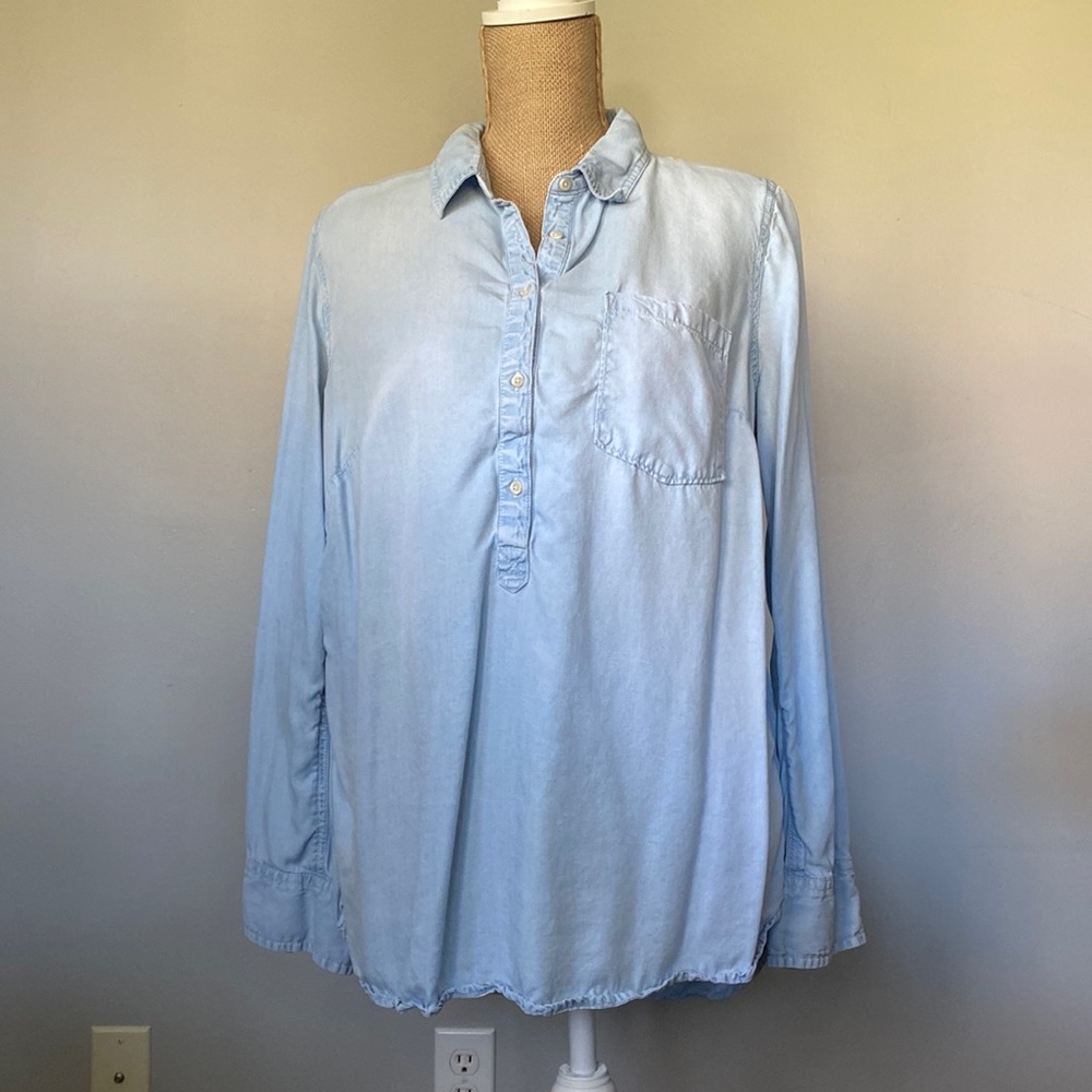 Merona jean pullover shirt